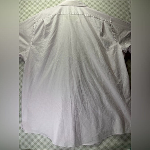 Delta Mens Dress Shirt Custom Slim Fit Pink 20 X 37 Tall Button Down 100% Cotton - Picture 2 of 5